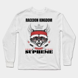 Raccoon Art Long Sleeve T-Shirt